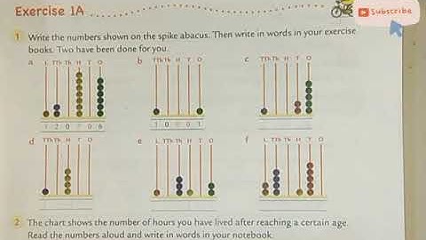 Place value class- 4 chapter - 1  exercise 1A, Q1 oxford new enjoying mathematics.