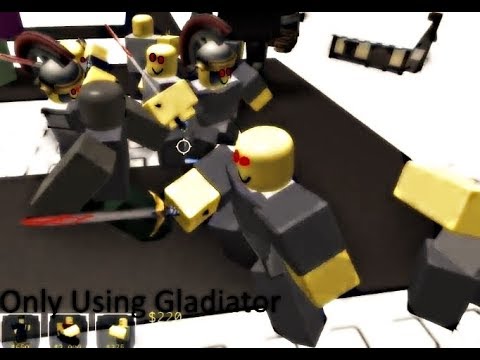 Roblox Tower Defense Simulator But We Only Use Gladiators Youtube