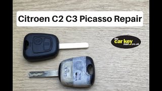 Citroen C2 C3 Picasso Car Won't Start After Key Repair - Youtube