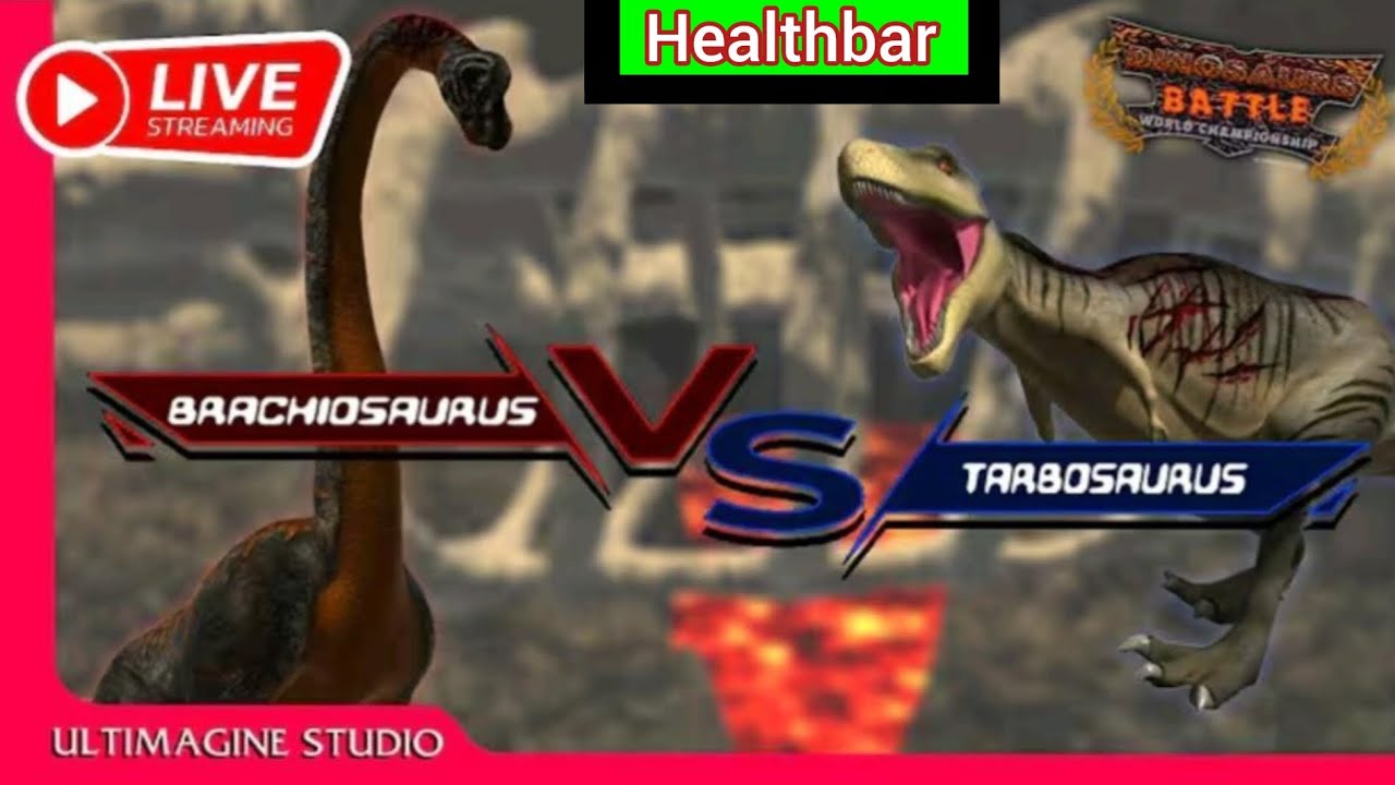 Dinosaur Battle s2 GD7 with Healthbar 
