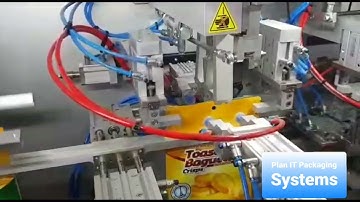 Plan IT Packaging Systems Inc. EcoBagger Premade Pouch Packaging Machine for Cookies