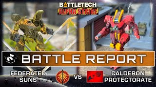 Part 3: Federated Suns vs Calderon Protectorate | BattleTech Alpha Strike Battle Report | ilClan Era