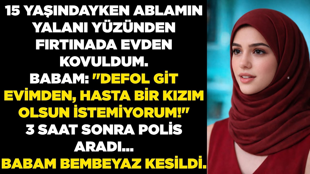 15 Yaşındayken Ablamın Yalanı Yüzünden Fırtınada Evden Atıldım – “Defol git” her şeyi değiştirdi
