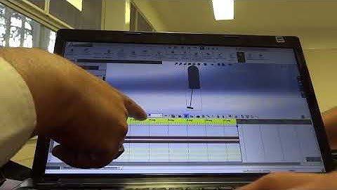 Simulación de movimiento del pendulo en Solid Works