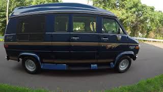4K Review 1995 Chevrolet G20 Mark III LE RV Hightop Conversion Van Virtual Test-Drive & Walk-around