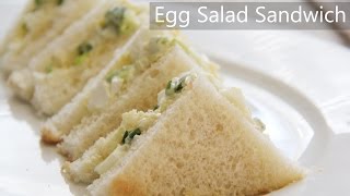 Indian egg recipes - salad sandwich is a quick breakfast and kids
snacks ideas. this can be starter or appetizer for picnics partie...
