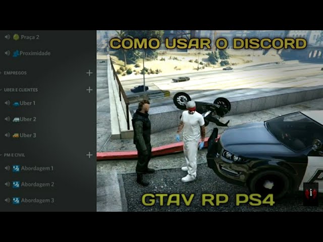 COMO USAR O DISCORD PARA JOGAR GTAV RP NO PS4!! 