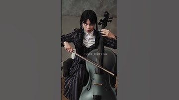 Thumbnail of 🎻 #fakeortega #jennaortega #wednesday #netflix #cello