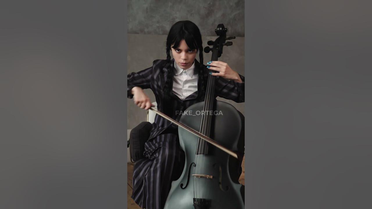 π» #fakeortega #jennaortega #wednesday #netflix #cello π» #fakeortega #jennaortega #wednesday #netflix #cello