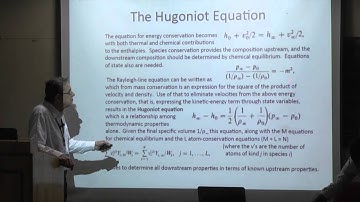 NCCRD@IITM-Rankine-Hugoniot Equations and Detonations by Prof Forman A. Williams
