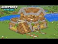 Minecraft Tutorial: How to Build a Survival Wooden House - Easy