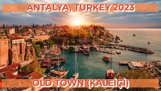 Antalya, Turkey  Old Town Walking Tour  October 2023 | Beach | Marina | Republic Square 4K60fps