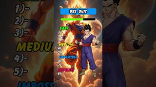 Can You Name These Iconic Dbz Characters?