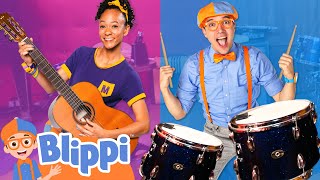 Blippi and Meekah Are in a Band! | Fun Learning and Musical Games | Educational Videos for Kids