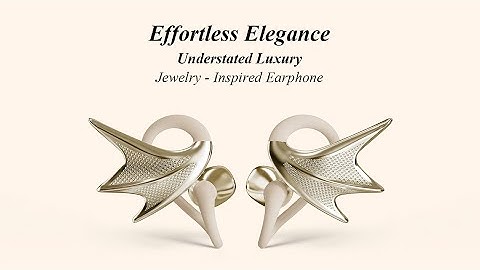 Now on Kickstarter: Transforming Earphones Into Timeless Jewelry