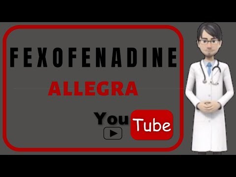 💊What is FEXOFENADINE (ALLEGRA). Side effects, mechanism of action, dosage of Fexofenadine Allegra