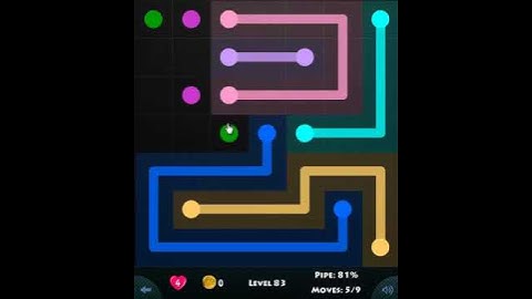 flow game facebook - green pack level 83 Connect the dots