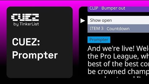 Web Prompter - Cuez