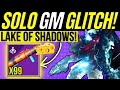 New SOLO Grandmaster Farm GLITCH! Lake Of Shadows Nightfall BOSS Cheese &amp; Tormentor Skip! Destiny 2