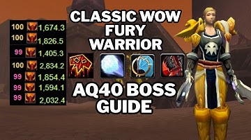 How can I do more DPS on bosses in AQ40 as a Fury Warrior?