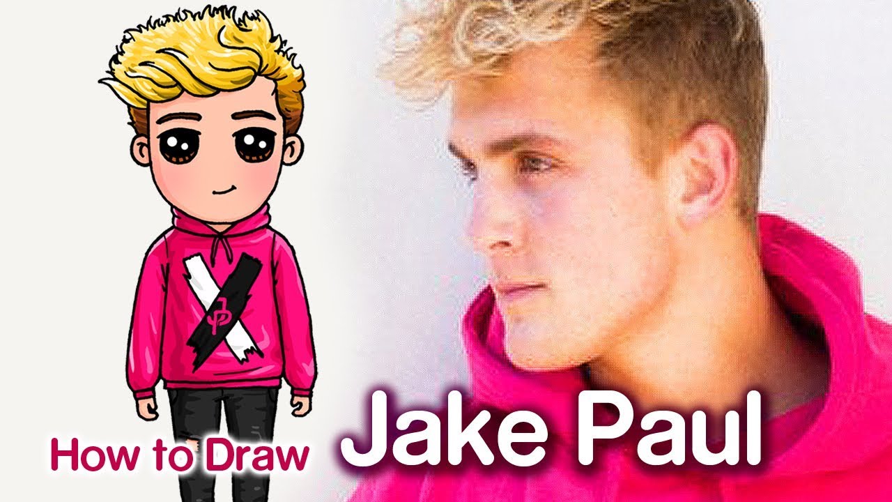 How to Draw Jake Paul | Famous Youtuber - YouTube