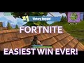 EASIEST GAME OF MY LIFE - FORTNITE