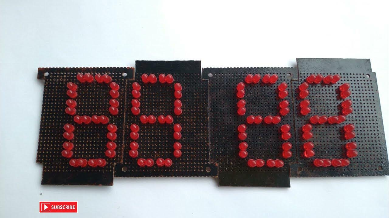 7 Segment LED Display & Digital Clock. - YouTube