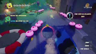 Playing SpongeBob titan of the tide