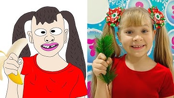 Diana and Roma open the Advent Calendar with a Christmas to-do list | Drawing Meme | Diana and Roma