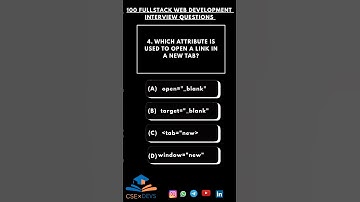 Fullstack Development Interview questions #html #job #css #java #phyton #javascript #cse #education