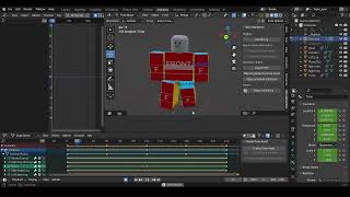 a idle animation in blender