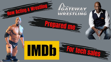 How acting and pro wrestling prepared me for tech sales