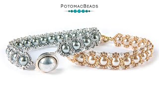 Little Princess Pearl Bracelet - DIY Jewelry Making Tutorial by PotomacBeads