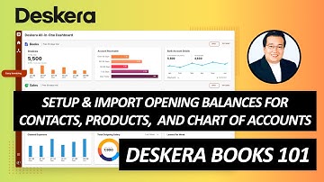 Deskera Books 101 - Setup & Import Opening Balances for Contact, Product, and Chart of Accounts