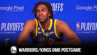 Kevon Looney Reacts To Warriors Game 6 vs Kings | April 28, 2023