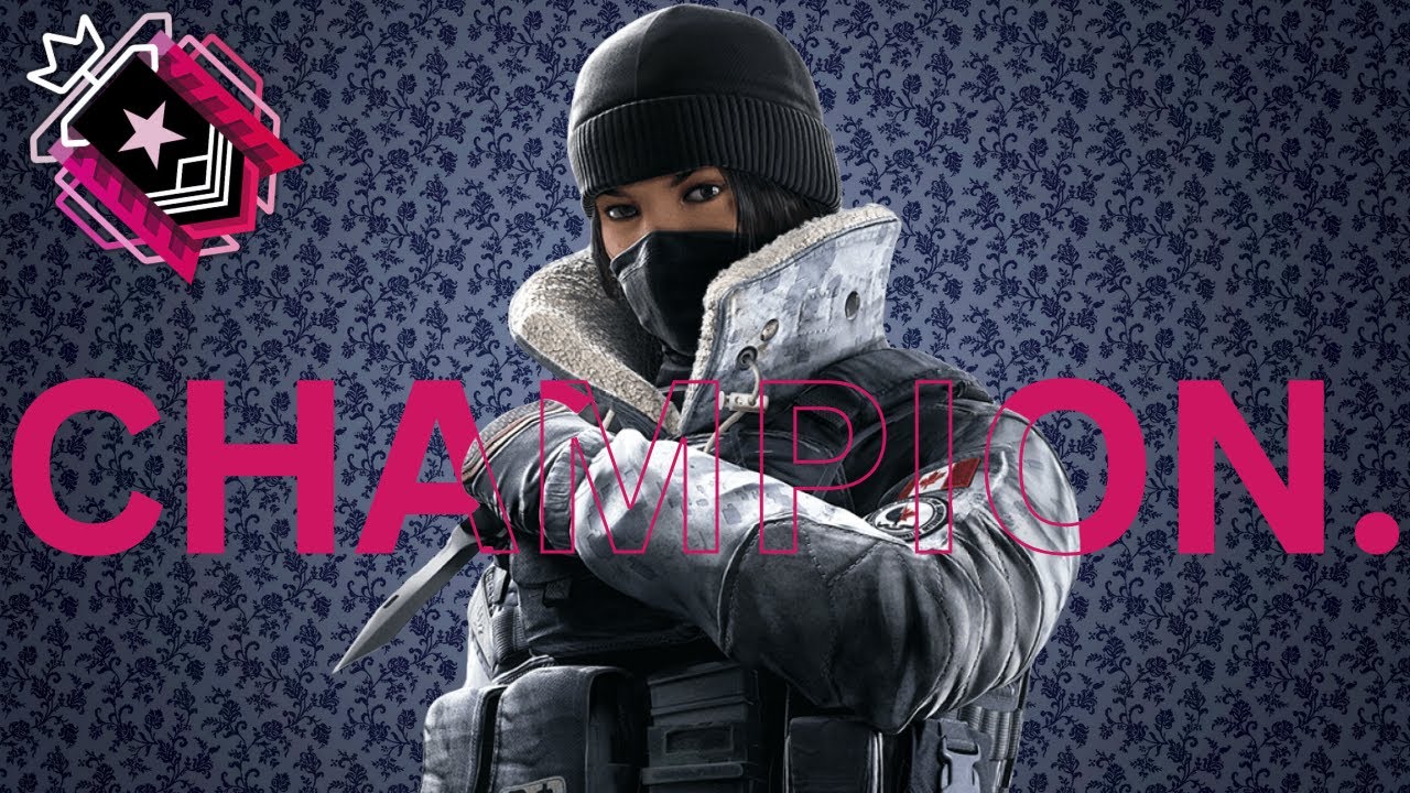 Fragging out in R6 Champ lobbies. - YouTube
