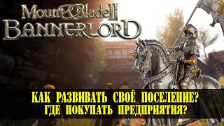 Mount and Blade 2: Bannerlord гайд Предприятия и развитие Города