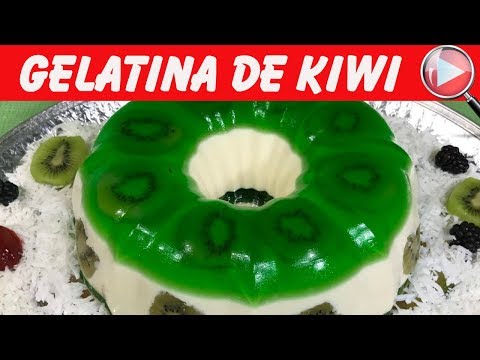 Video: Postre De Yogur Con Gelatina De Kiwi