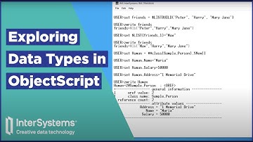 ObjectScript Data Types