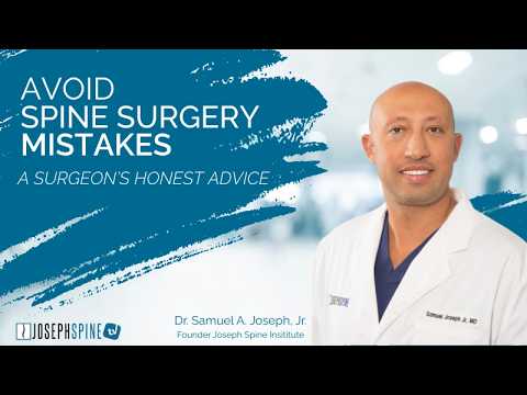 Joseph Spine Institute Launches Patient Education Program to Help Patients Make Informed Decisions About Spine Care