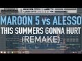 Maroon 5 - This Summer's Gonna Hurt (Alesso Remix) [Remake]