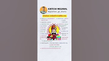लोकदेवता रामदेवजी से संबंधित तथ्य #gk #shortvideo #kirteshmeghwal