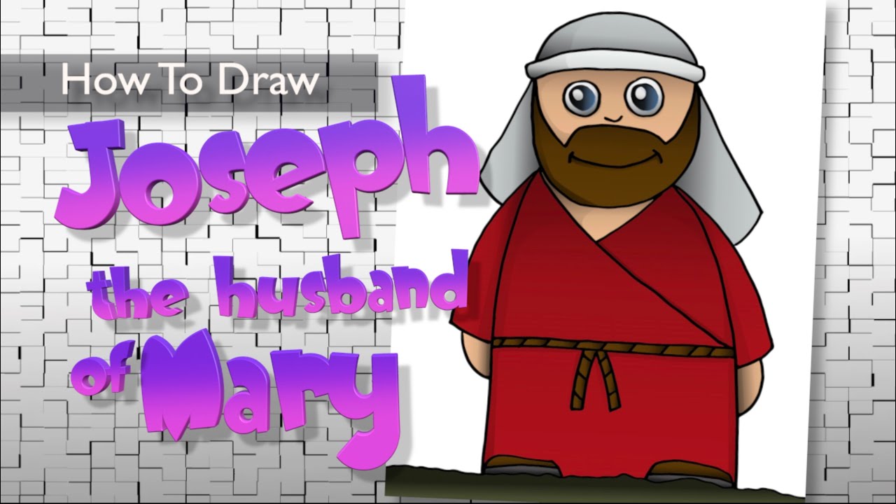 How to Draw Joseph the Husband of Mary🎄Christmas🎄Bible Story ️ Easy ️