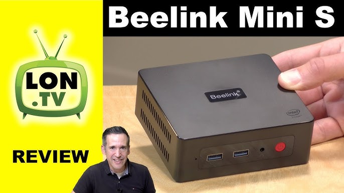 Beelink Mini PC, Mini S Intel 11th Gen 4-Cores N5095, Mini Desktop Computer  8GB DDR4 RAM 128GB SSD, Mini Computer Dual HDMI 4K UHD/Gigabit