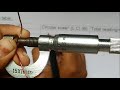 Screw Gauge (English) , How to determine the thickness of a copper wire