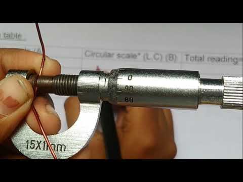 Video: How To Find The Diameter Of A Wire