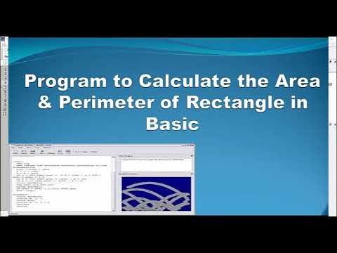 Program to calculate the Area and Perimeter of rectangle in Basic 256 by Tanish