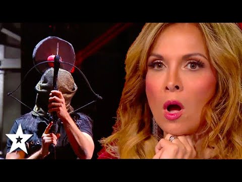 Dangerous Stunt Man Nearly SHOOTS HIMSELF In The Head on Got Talent France | Got Talent Global