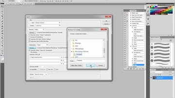 Photoshop Batch Processing (File - Automate - Batch)
