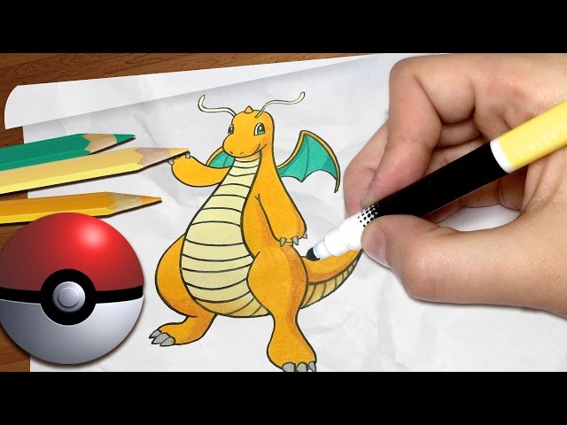 Como desenhar o DRATINI [Pokémon]